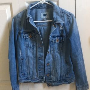 Destressed Jean jacket